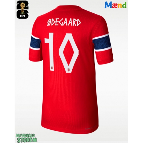 Norge Martin Odegaard #10 Replika Hjemmebanetrøje VM 2026 Kortærmet
